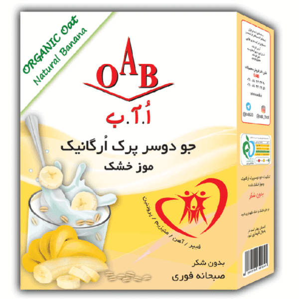 جو دوسر پرک ارگانیک با موز اُ.آ.ب 200 گرمی