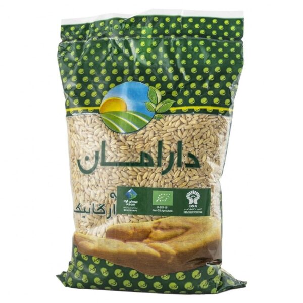 جو پوست کنده ارگانیک دارامان 900 گرمی