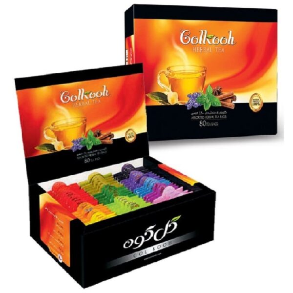 دمنوش مخلوط کلاسیک گلکوه بسته 80 عددی