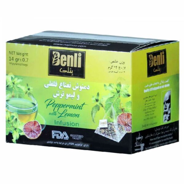 دمنوش مخلوط نعناع فلفلی بنلی بسته 14 عددی
