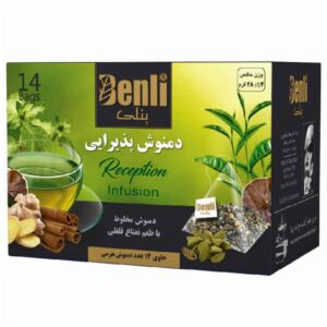 دمنوش پذیرایی بنلی بسته 14 عددی