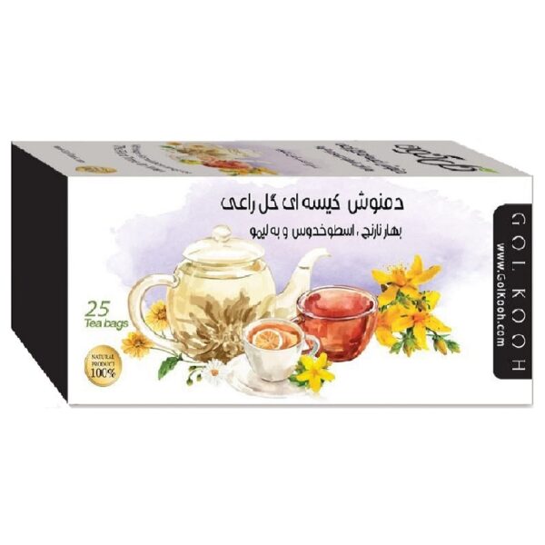 دمنوش گل راعی گلکوه بسته 25 عددی