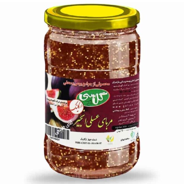 مربا عسلی انجیر ارگانیک گل سی 350 گرمی