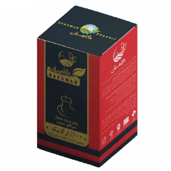 چای سیاه ممتاز سرگل بهاره ارگانیک دارامان 250 گرمی