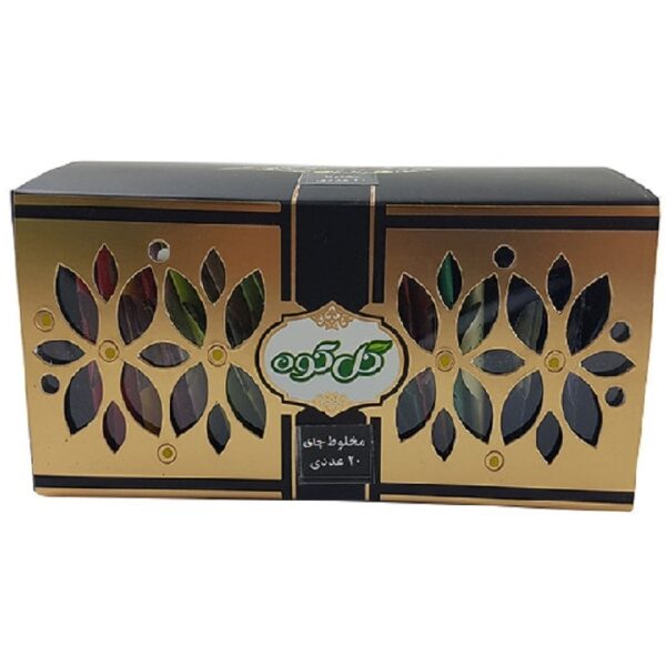 مخلوط چای طعم دار گلکوه بسته 20 عددی