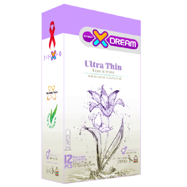 کاندوم بسیار نازک ایکس دریم بسته 12 عددی