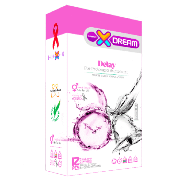 کاندوم تاخیری ایکس دریم بسته 12 عددی