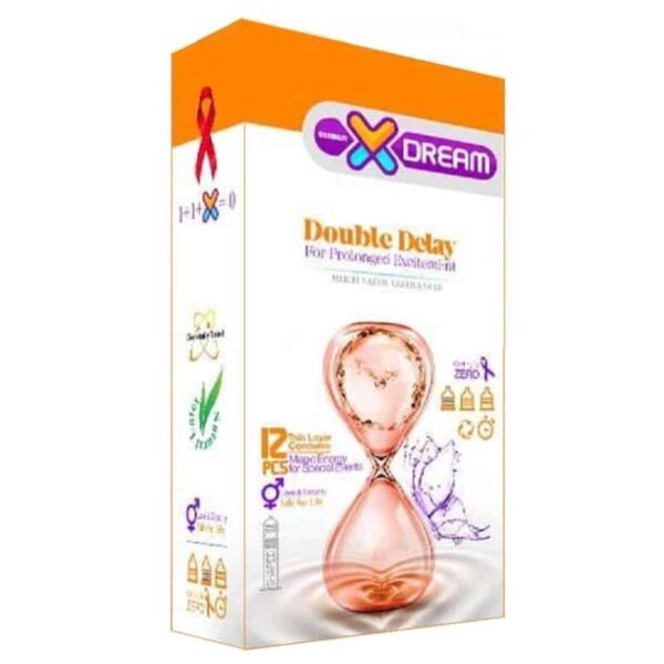 کاندوم تاخیری مضاعف ایکس دریم بسته 12 عددی