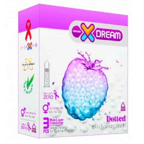 کاندوم خاردار ایکس دریم بسته 3 عددی