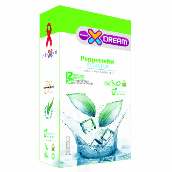 کاندوم خنک کننده ایکس دریم بسته 12 عددی