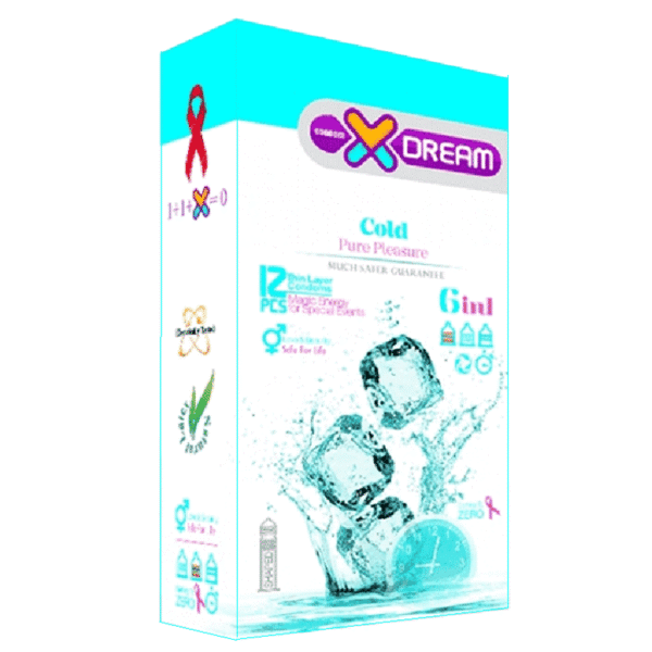 کاندوم سرد ایکس دریم بسته 12 عددی