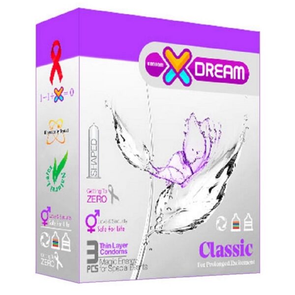 کاندوم کلاسیک ایکس دریم بسته 3 عددی