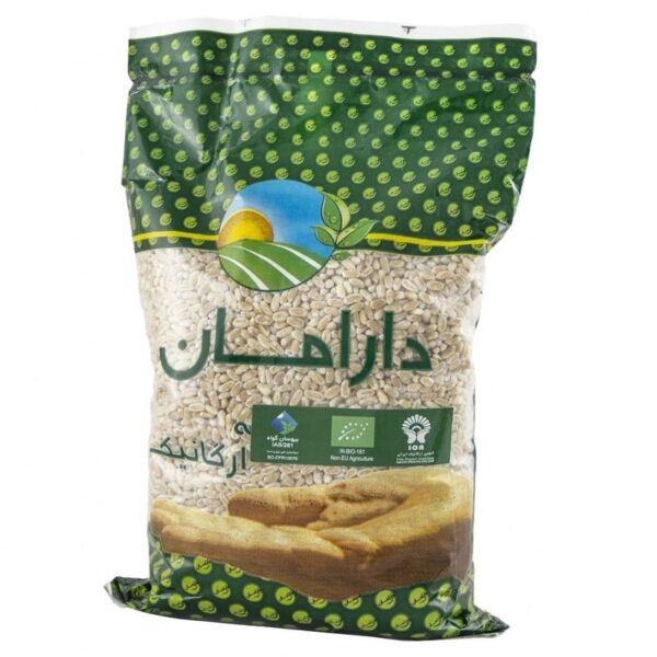 گندم پوست کنده ارگانیک دارامان 900 گرمی