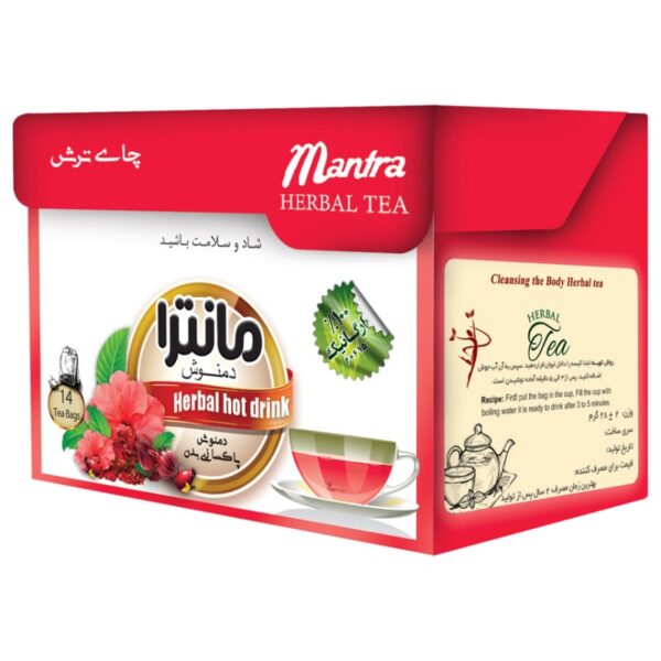 دمنوش چای ترش مانترا بسته 14 عددی