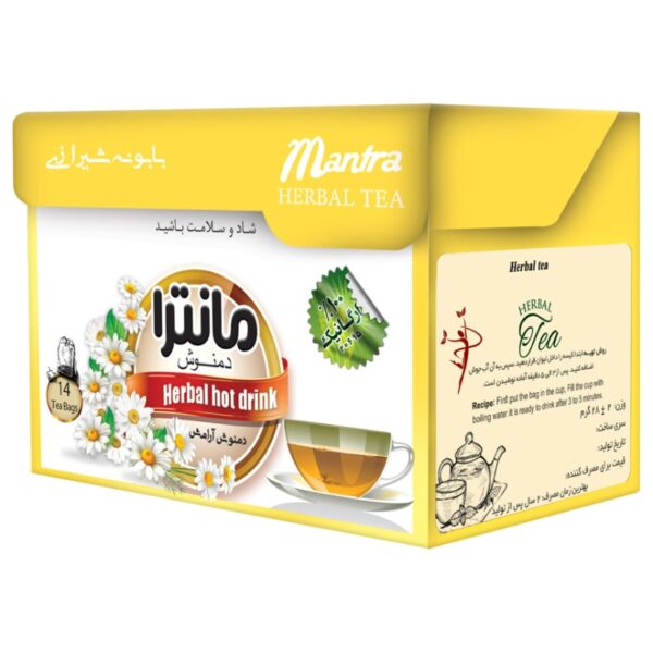 دمنوش بابونه شیرازی مانترا بسته 14 عددی