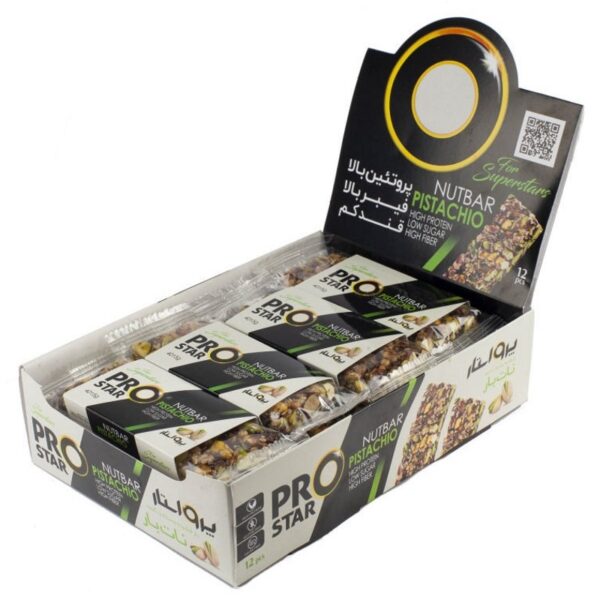 نات بار پسته شکلات پرواستار 40 گرمی